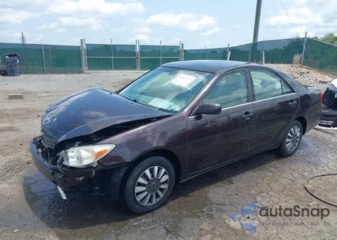 2003 Toyota Camry Le from USA, damaged, VIN JTDBE32K430221082